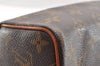 Authentic Louis Vuitton Monogram Trousse Patte Pression Pouch M47636 Junk 6909I