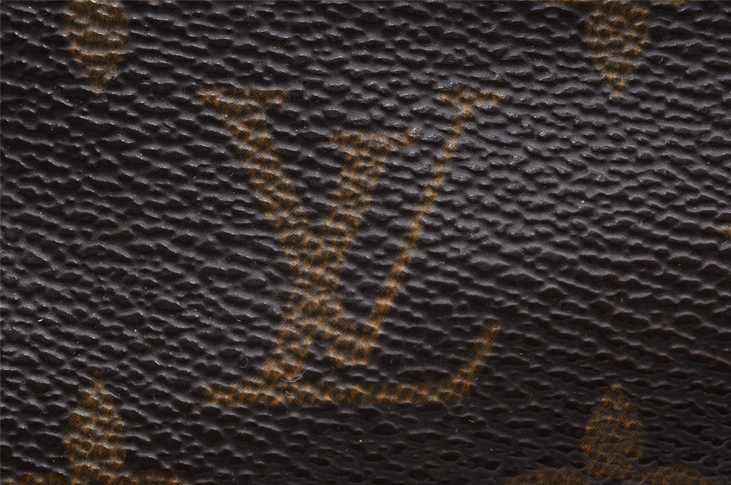 Authentic Louis Vuitton Monogram Trousse Patte Pression Pouch M47636 Junk 6909I