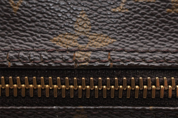 Authentic Louis Vuitton Monogram Trousse Patte Pression Pouch M47636 Junk 6909I