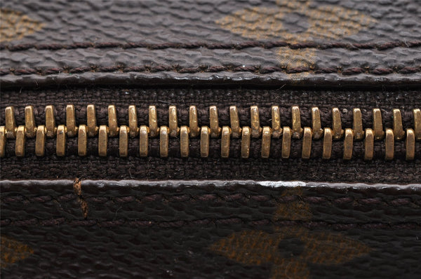 Authentic Louis Vuitton Monogram Trousse Patte Pression Pouch M47636 Junk 6909I