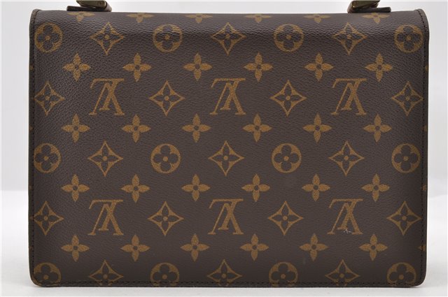 Authentic LOUIS VUITTON Monogram Concorde Hand Bag Purse M51190 LV 6910C