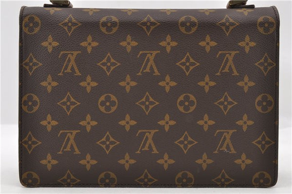 Authentic LOUIS VUITTON Monogram Concorde Hand Bag Purse M51190 LV 6910C