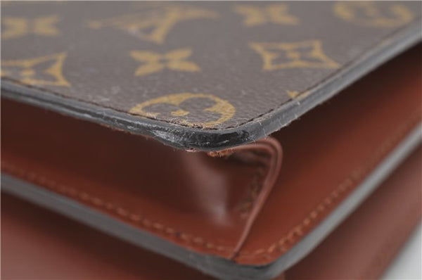 Authentic LOUIS VUITTON Monogram Concorde Hand Bag Purse M51190 LV 6910C