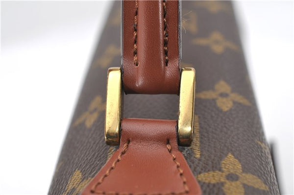 Authentic LOUIS VUITTON Monogram Concorde Hand Bag Purse M51190 LV 6910C