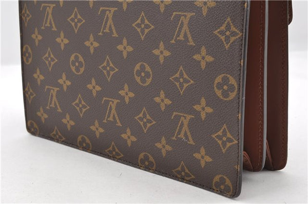 Authentic LOUIS VUITTON Monogram Concorde Hand Bag Purse M51190 LV 6910C