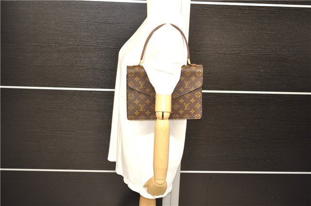Authentic LOUIS VUITTON Monogram Concorde Hand Bag Purse M51190 LV 6910C
