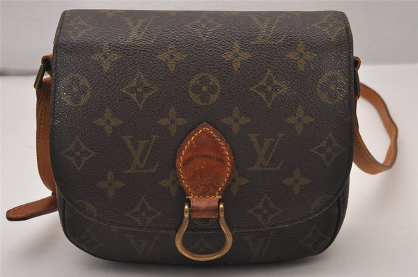 Auth Louis Vuitton Monogram Saint Cloud MM Shoulder Cross Bag Old Model LV 6910I