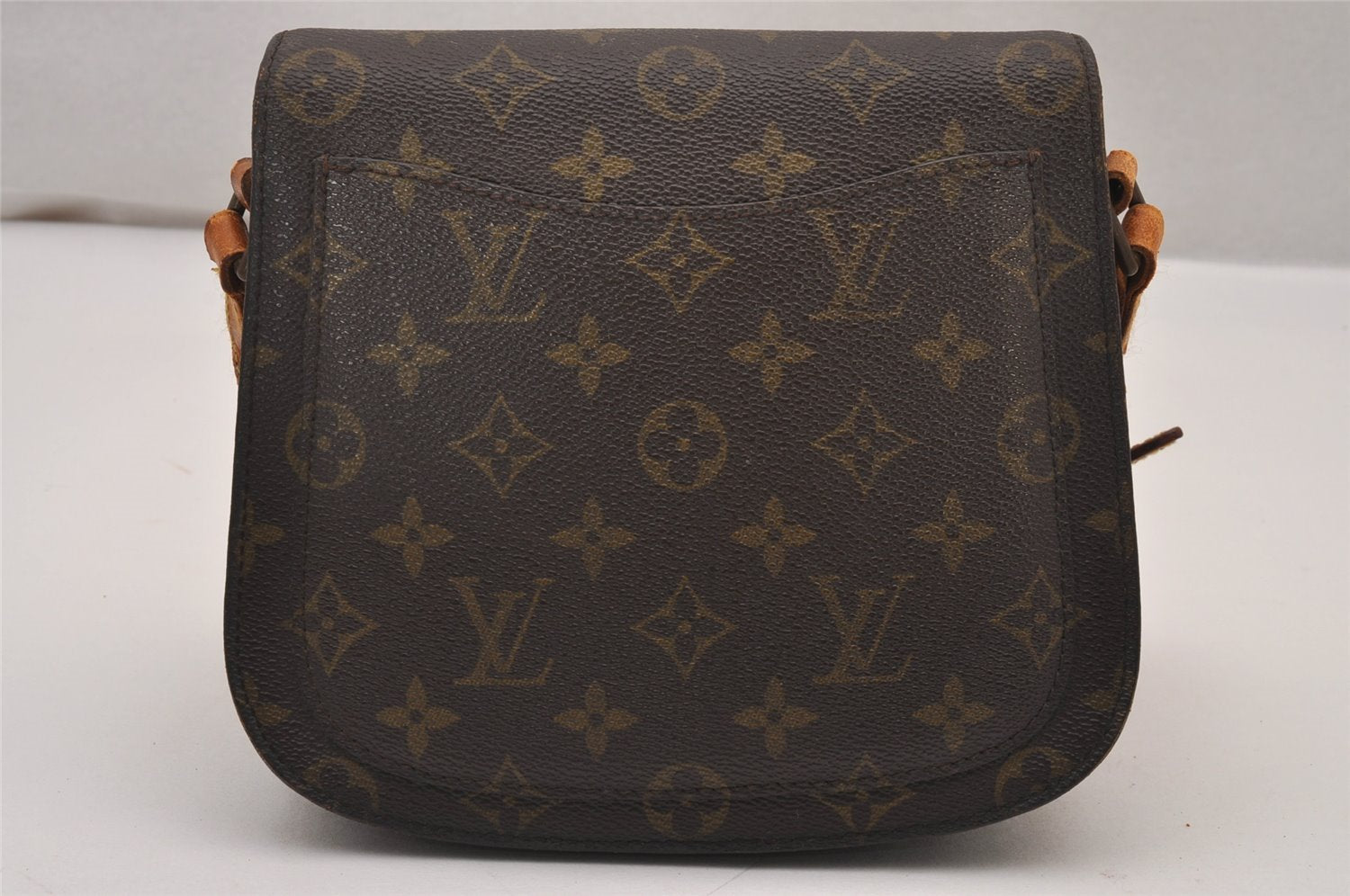 Auth Louis Vuitton Monogram Saint Cloud MM Shoulder Cross Bag Old Model LV 6910I