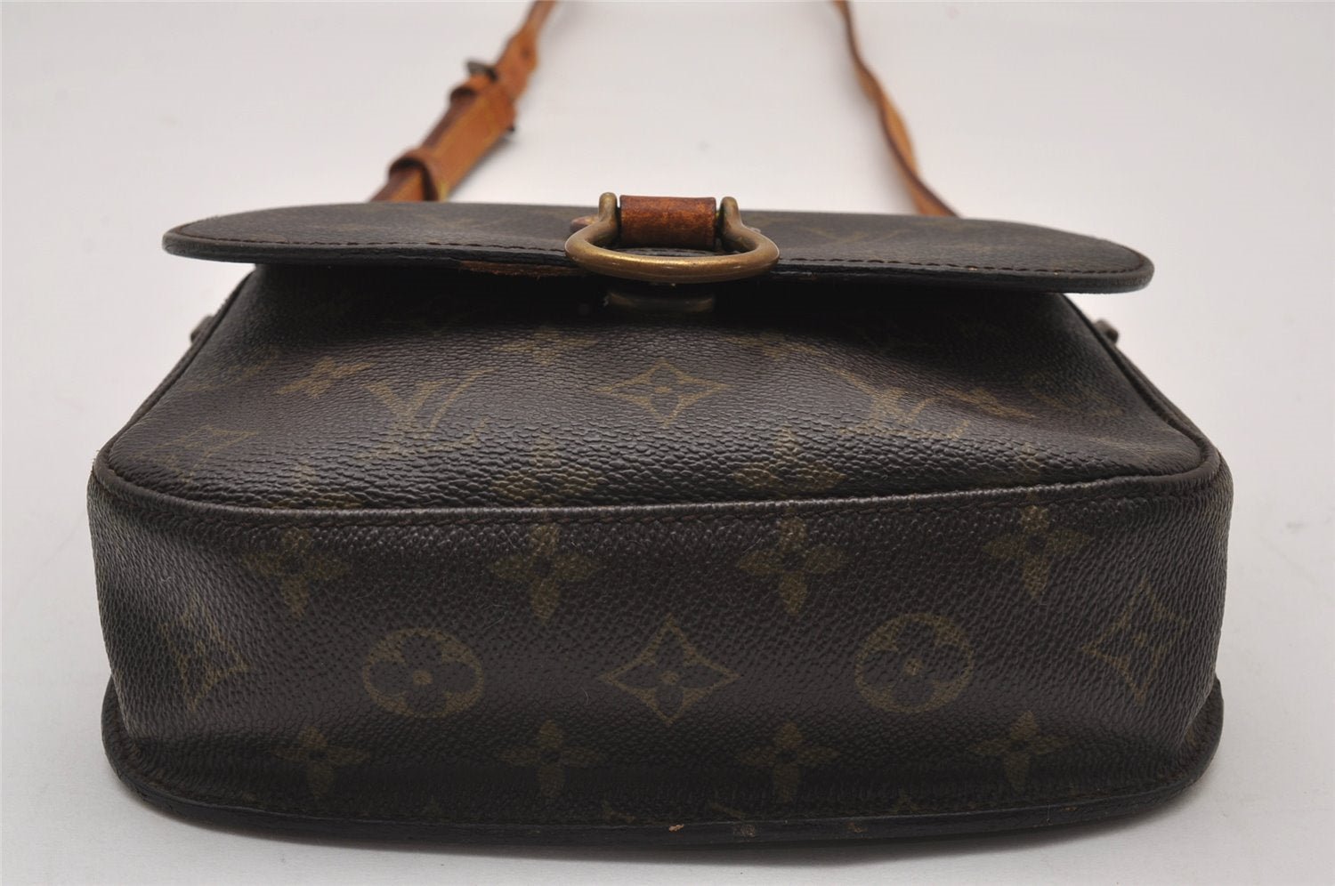 Auth Louis Vuitton Monogram Saint Cloud MM Shoulder Cross Bag Old Model LV 6910I