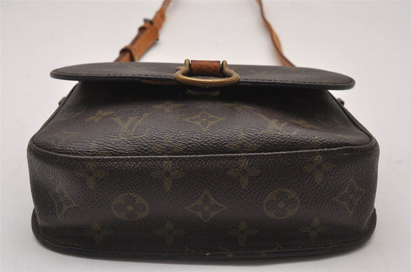 Auth Louis Vuitton Monogram Saint Cloud MM Shoulder Cross Bag Old Model LV 6910I