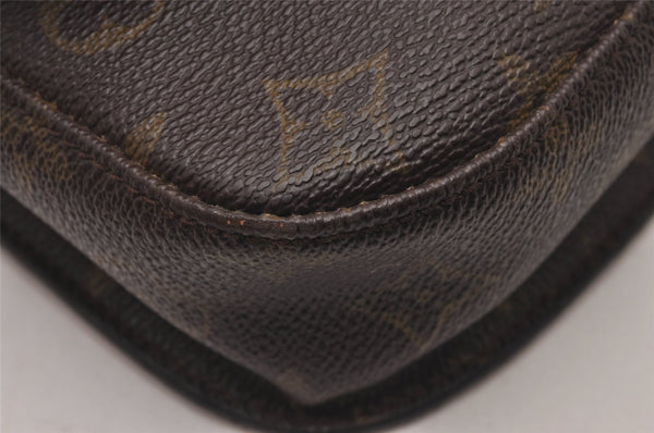 Auth Louis Vuitton Monogram Saint Cloud MM Shoulder Cross Bag Old Model LV 6910I