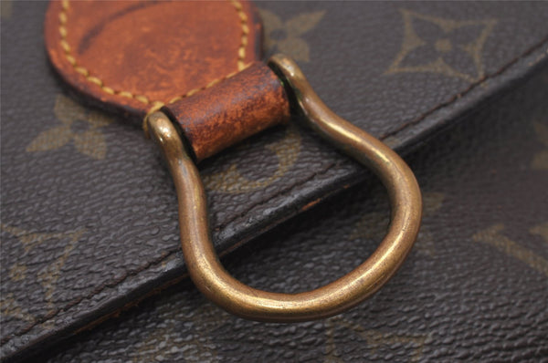 Auth Louis Vuitton Monogram Saint Cloud MM Shoulder Cross Bag Old Model LV 6910I