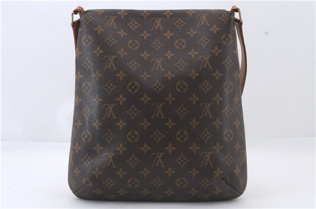 Authentic LOUIS VUITTON Monogram Musette Shoulder Cross Body Bag M51256 LV 6911C