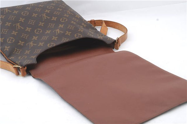 Authentic LOUIS VUITTON Monogram Musette Shoulder Cross Body Bag M51256 LV 6911C