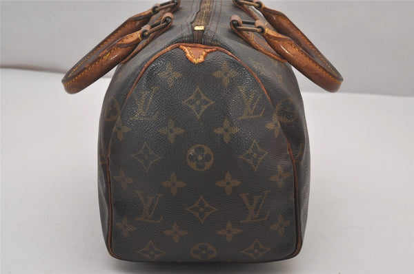 Authentic Louis Vuitton Monogram Speedy 25 Boston Hand Bag Old Model LV 6911I