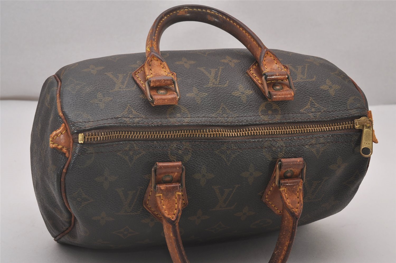 Authentic Louis Vuitton Monogram Speedy 25 Boston Hand Bag Old Model LV 6911I