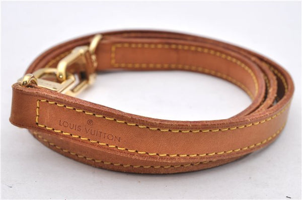 Authentic Louis Vuitton Leather Shoulder Strap Beige 39.4" LV 6912D