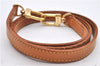 Authentic Louis Vuitton Leather Shoulder Strap Beige 39.4" LV 6912D