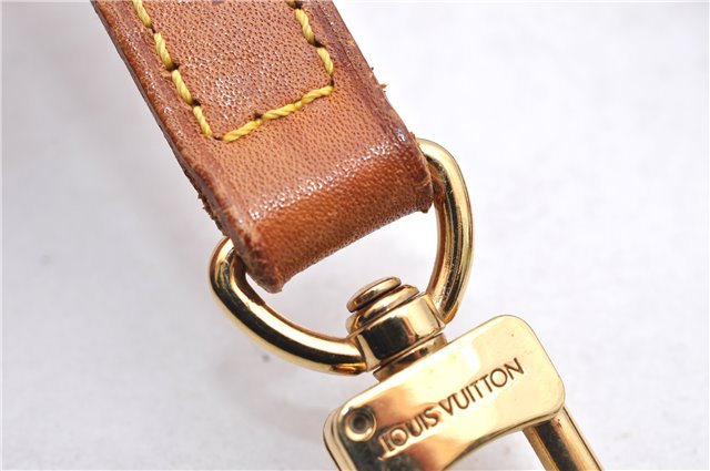 Authentic Louis Vuitton Leather Shoulder Strap Beige 39.4