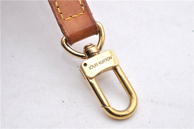 Authentic Louis Vuitton Leather Shoulder Strap Beige 39.4