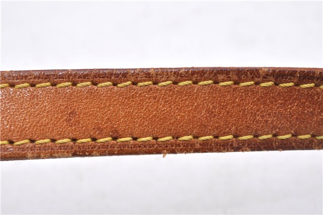 Authentic Louis Vuitton Leather Shoulder Strap Beige 39.4