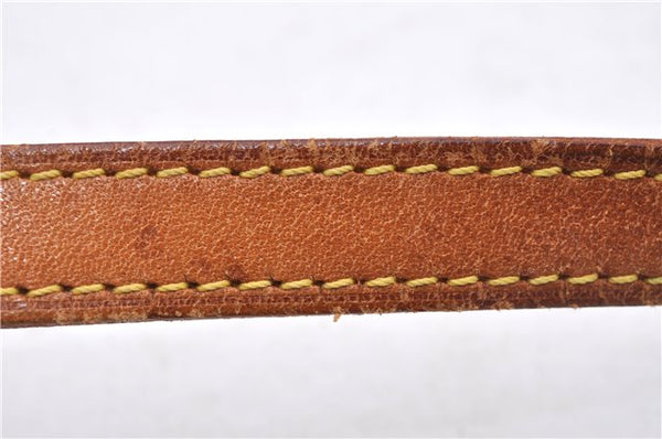 Authentic Louis Vuitton Leather Shoulder Strap Beige 39.4" LV 6912D