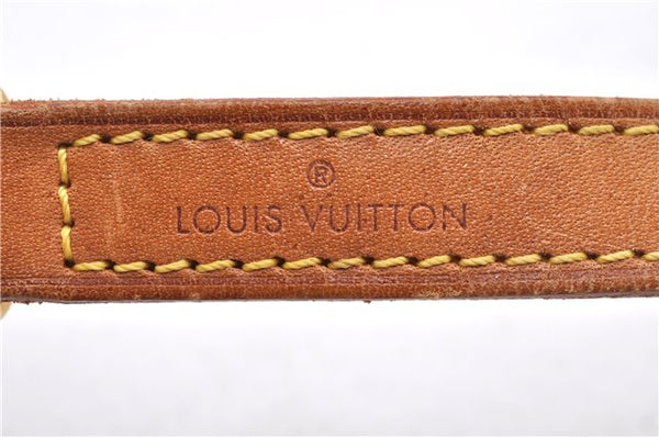Authentic Louis Vuitton Leather Shoulder Strap Beige 39.4" LV 6912D