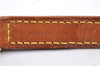 Authentic Louis Vuitton Leather Shoulder Strap Beige 39.4" LV 6912D