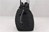 Authentic PRADA Nylon Tessuto Saffiano Leather Shoulder Tote Bag Black 6912F