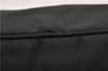 Authentic PRADA Nylon Tessuto Saffiano Leather Shoulder Tote Bag Black 6912F