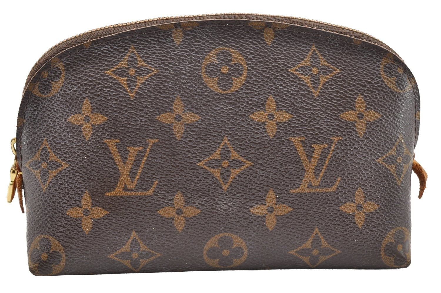 Authentic Louis Vuitton Monogram Pochette Cosmetic Pouch M47515 LV 6913I