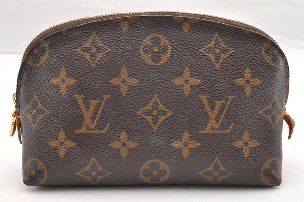 Authentic Louis Vuitton Monogram Pochette Cosmetic Pouch M47515 LV 6913I