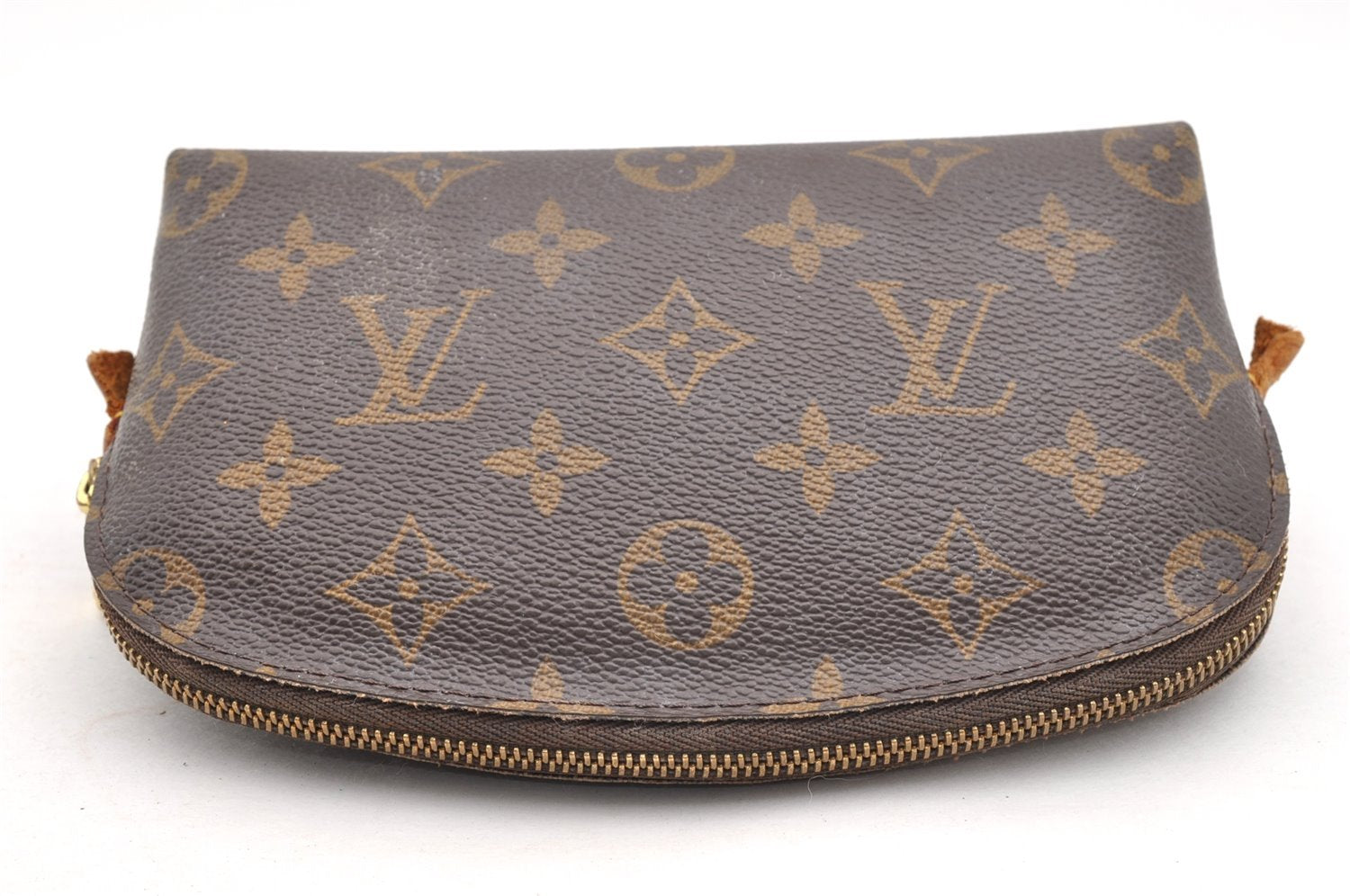 Authentic Louis Vuitton Monogram Pochette Cosmetic Pouch M47515 LV 6913I