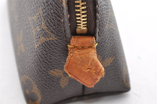 Authentic Louis Vuitton Monogram Pochette Cosmetic Pouch M47515 LV 6913I