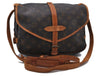 Auth LOUIS VUITTON Monogram Saumur 30 Shoulder Cross Body Bag M42256 LV 6914C