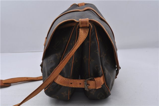 Auth LOUIS VUITTON Monogram Saumur 30 Shoulder Cross Body Bag M42256 LV 6914C