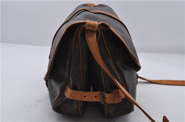Auth LOUIS VUITTON Monogram Saumur 30 Shoulder Cross Body Bag M42256 LV 6914C
