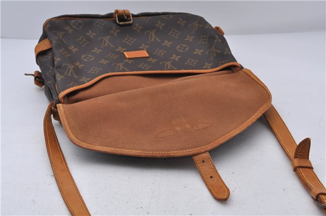 Auth LOUIS VUITTON Monogram Saumur 30 Shoulder Cross Body Bag M42256 LV 6914C