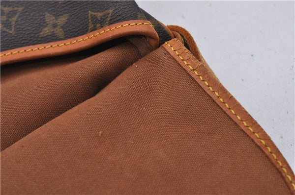 Auth LOUIS VUITTON Monogram Saumur 30 Shoulder Cross Body Bag M42256 LV 6914C