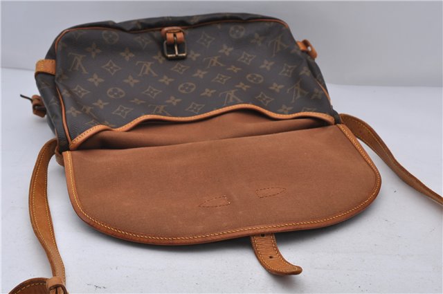 Auth LOUIS VUITTON Monogram Saumur 30 Shoulder Cross Body Bag M42256 LV 6914C