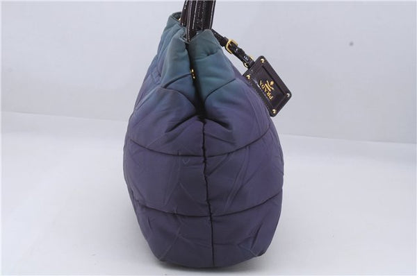 Authentic PRADA CRISPY Nylon Enamel 2Way Shoulder Hand Bag BN1596 Purple 6915D