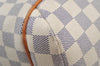Authentic Louis Vuitton Damier Azur Totally PM Tote Bag White N41280 LV 6915I