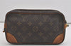 Auth Louis Vuitton Monogram Marly Dragonne PM M51827 Clutch Hand Bag Junk 6916I