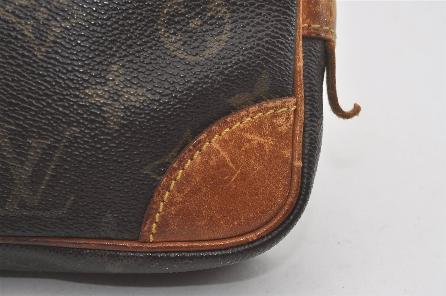 Auth Louis Vuitton Monogram Marly Dragonne PM M51827 Clutch Hand Bag Junk 6916I