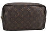 Auth Louis Vuitton Monogram Trousse Toilette 28 Clutch Hand Bag Old Model 6918I