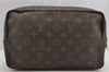 Auth Louis Vuitton Monogram Trousse Toilette 28 Clutch Hand Bag Old Model 6918I