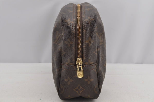 Auth Louis Vuitton Monogram Trousse Toilette 28 Clutch Hand Bag Old Model 6918I