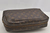 Auth Louis Vuitton Monogram Trousse Toilette 28 Clutch Hand Bag Old Model 6918I