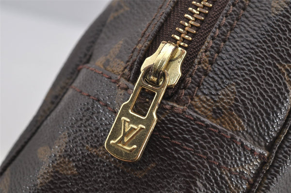 Auth Louis Vuitton Monogram Trousse Toilette 28 Clutch Hand Bag Old Model 6918I