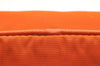 Authentic PRADA Nylon Tessuto Saffiano Leather Hand Bag Pouch Purse Orange 6919I